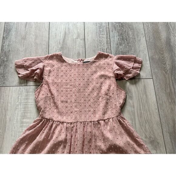 SHEIN pink/mauve knee length dress size S - Picture 3 of 14